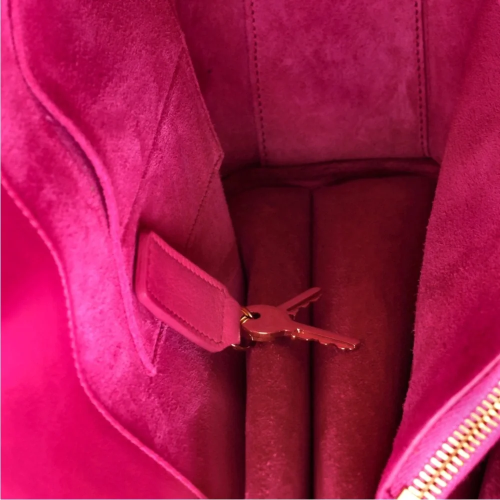 RARE! YSL Sac De Jour In Bubblegum Pink. Completely Sold Out In This Color! NWT - Picture 5 of 9